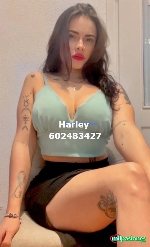 Harley, hermosa colombiana tatuada real. - 3