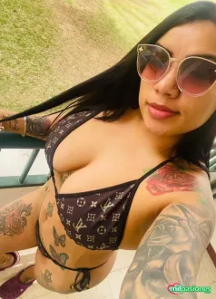 Morena sexy tatuada nueva en tu zona de alcudia