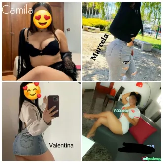 Amigas en casa tuti la línea cachondas latinas