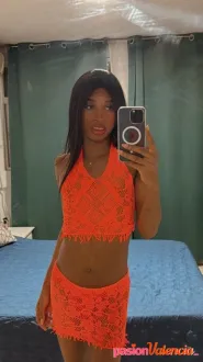 Sassha Chica Trans Mulata Delgada en Valencia 