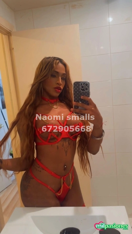 Novedad en Gijón Naomi trans morena real complaciente dotada - 2