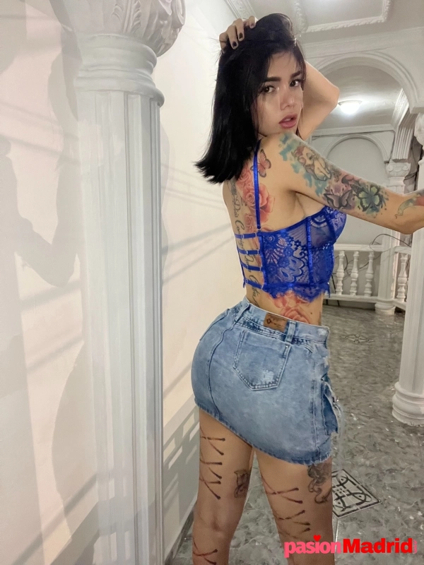 Novedad exótica tatuada valerin vera 100%real - 2