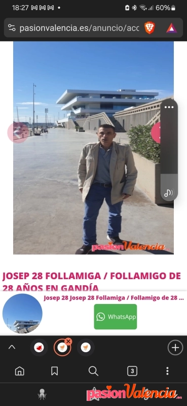 Joven español se presta gigolo de mujer  - 1