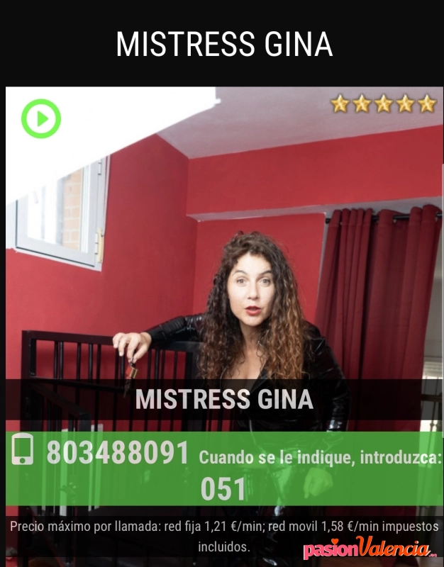 Mistress Gina scat viajes ballbusting  Ama Domina - 1